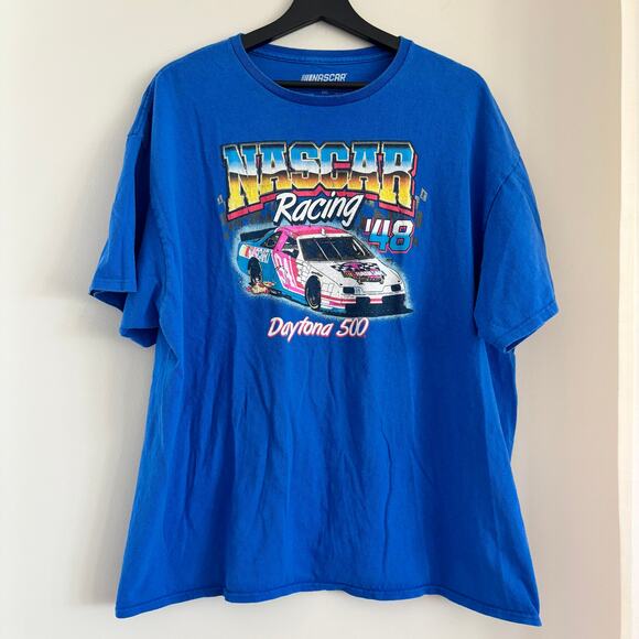 Nascar Racing '48 Daytona 500 Graphic T-Shirt Men’s XXL Short Sleeve T Shirt - Picture 1 of 4